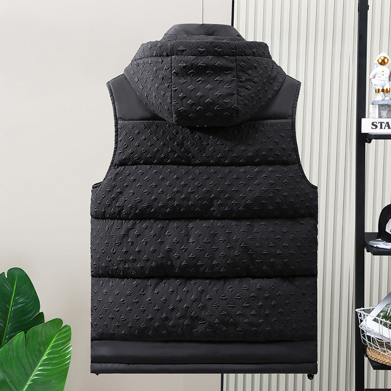 Nouveau manteau coton épais duvet coton gilet