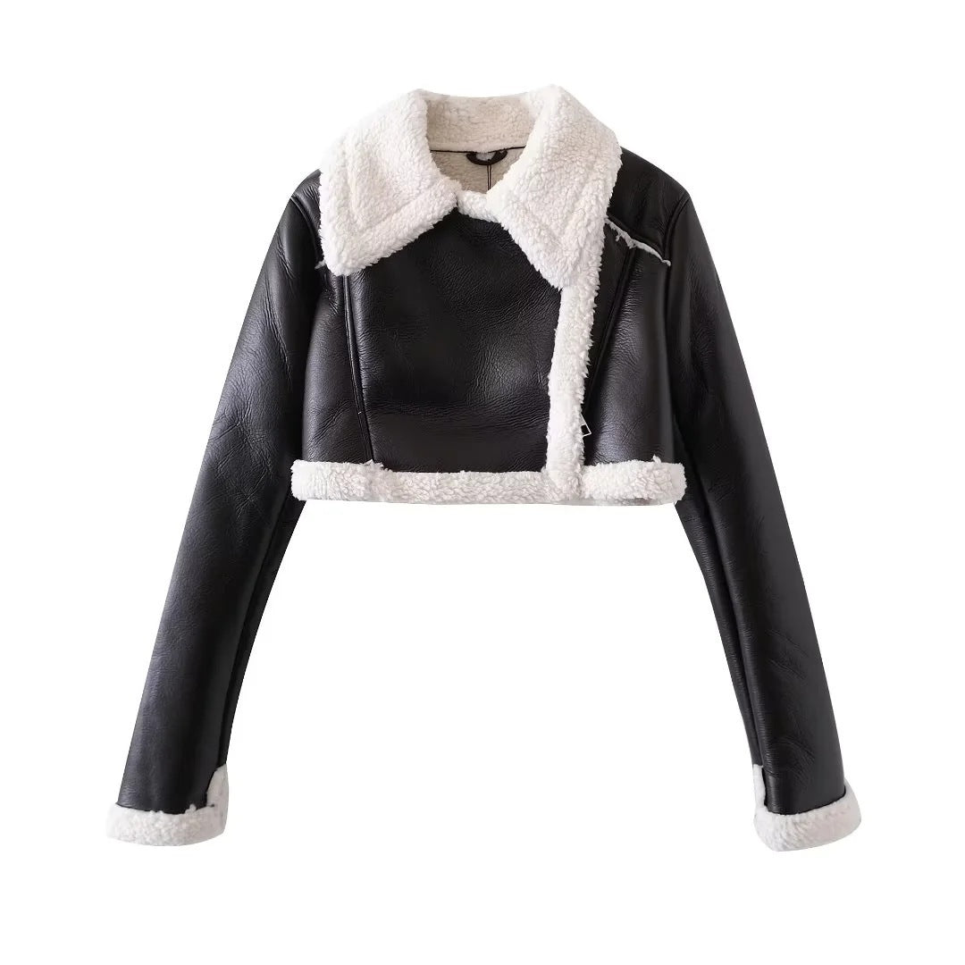 Manteau de moto pour fille,.