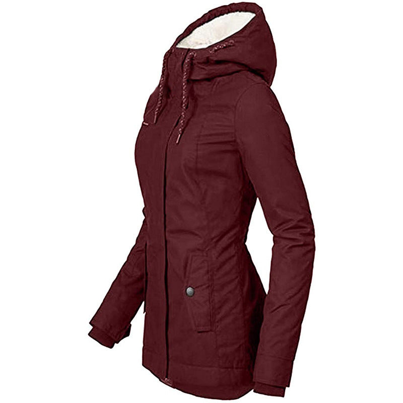 Manteau rembourré en molleton