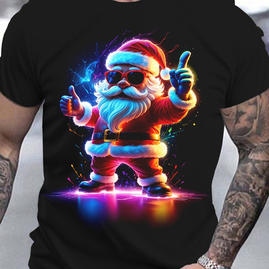 T-shirt Père Noël imprimé 3D.